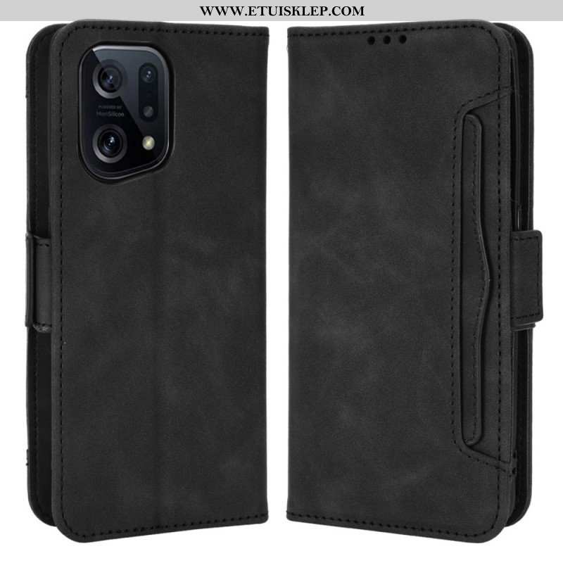 Etui Folio do Oppo Find X5 Wielokartowa Klasa Premier